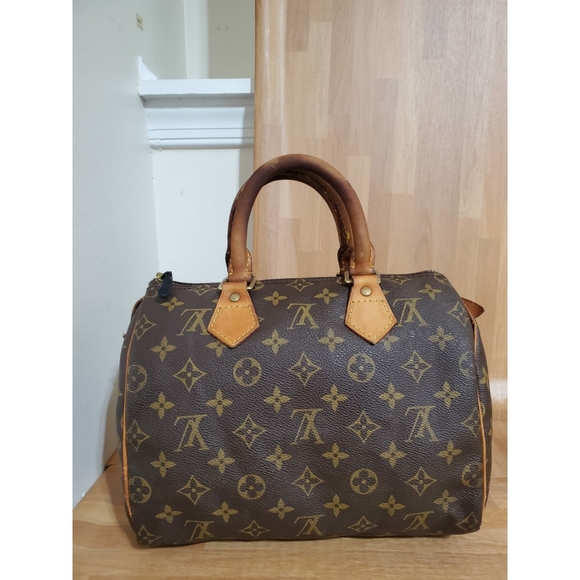 LOUIS VUITTON Monogram Canvas Speedy 25 Bag